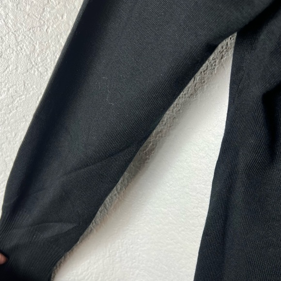 Hayden Park Black Embroidered Beaded Long Sleeve Knit Sweater Top - Picture 9 of 15